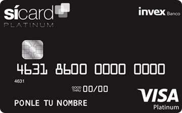 Tarjeta de crédito Sícard Platinum de Invex