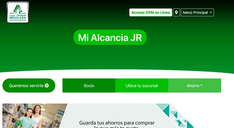 Cuenta Mi Alcancia JR de Caja Popular Mexicana