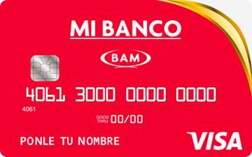 Tarjeta de crédito BAM de Invex