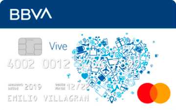 Tarjeta de crédito Vive de BBVA