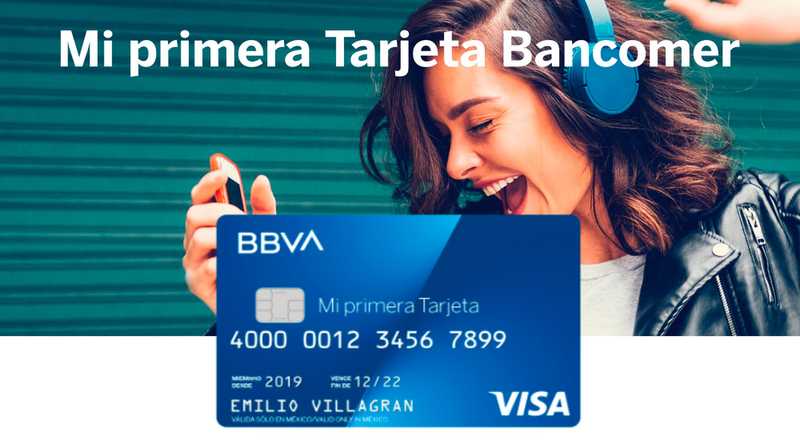 Tarjeta de crédito Mi primera Tarjeta Bancomer de BBVA