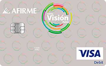 Tarjeta de débito Visión Digital de Afirme