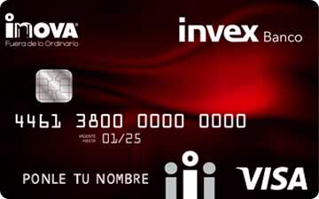 Tarjeta de crédito INOVA de Invex