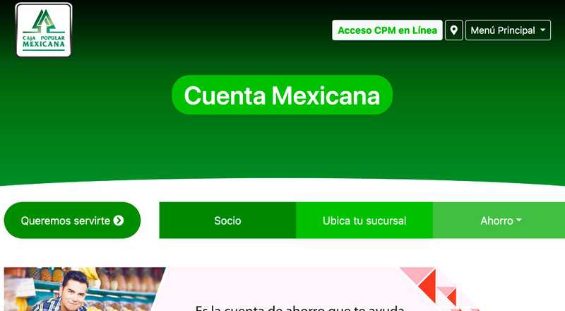 Cuenta Mexicana de Caja Popular Mexicana