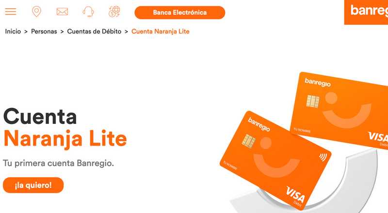 Cuenta Naranja Lite de Banregio