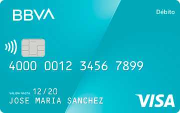 Tarjeta de débito Básica de BBVA