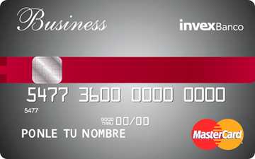 Tarjeta de crédito Empresarial de Invex