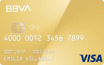 Tarjeta de crédito Oro de BBVA