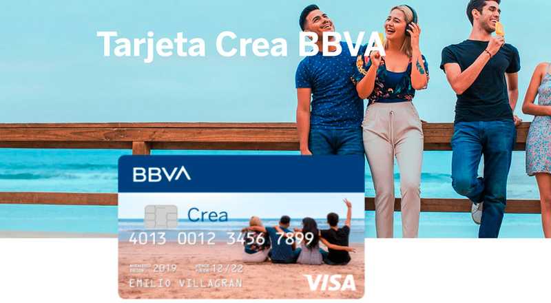 Tarjeta de crédito Crea de BBVA