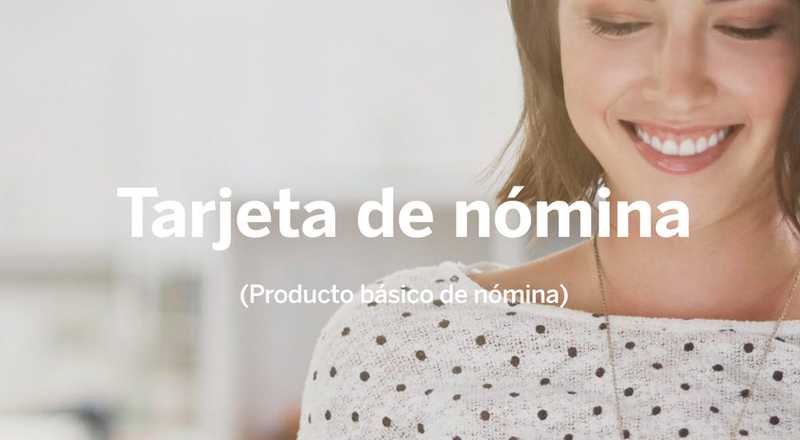 Tarjeta de débito Nómina de BBVA