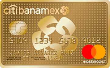 Tarjeta de crédito Oro de Citibanamex