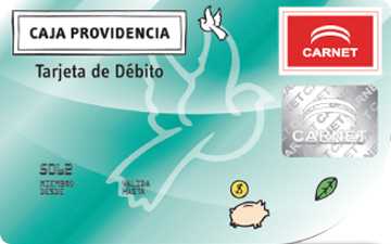 Tarjeta de débito Debiahorro de Caja Popular la Providencia