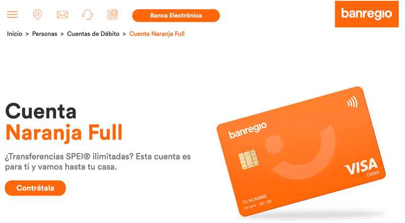 Cuenta Naranja Full de Banregio