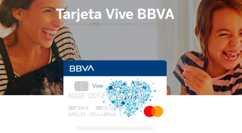 Tarjeta de crédito Vive de BBVA