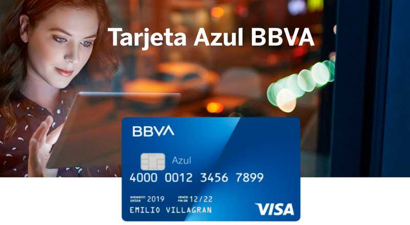 Tarjeta de crédito Azul de BBVA