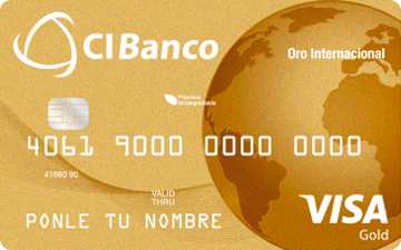 Tarjeta de crédito Oro de CIBanco