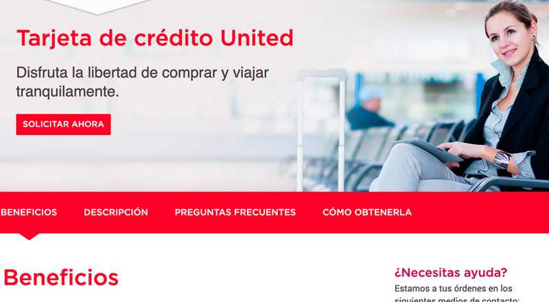 Tarjeta de crédito United de Banorte