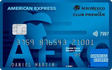 Tarjeta de crédito Aeroméxico de American Express