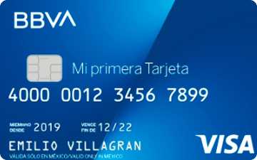 Tarjeta de crédito Mi primera Tarjeta Bancomer de BBVA