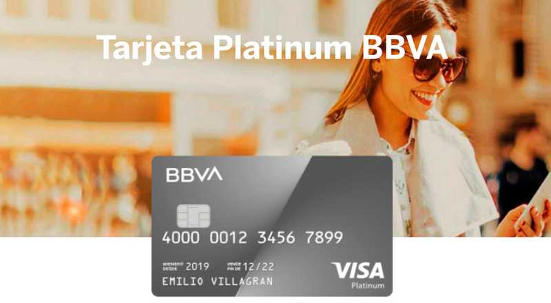 Tarjeta de crédito Platinum de BBVA