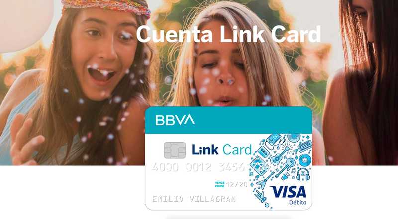 Tarjeta de débito Link Card de BBVA