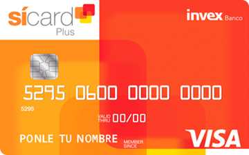 Tarjeta de crédito SíCard Básica de Invex