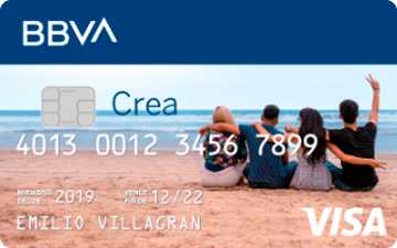 Tarjeta de crédito Crea de BBVA