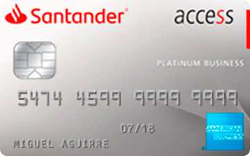 Tarjeta de crÃ©dito Access American Express de Santander