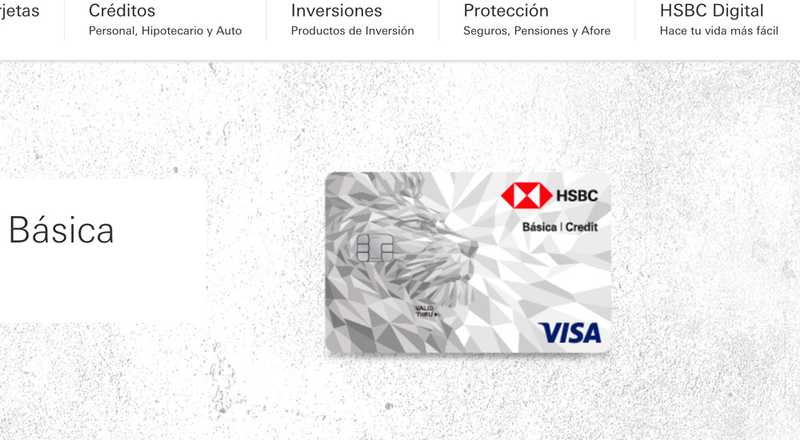 Tarjeta de crédito Básica de HSBC