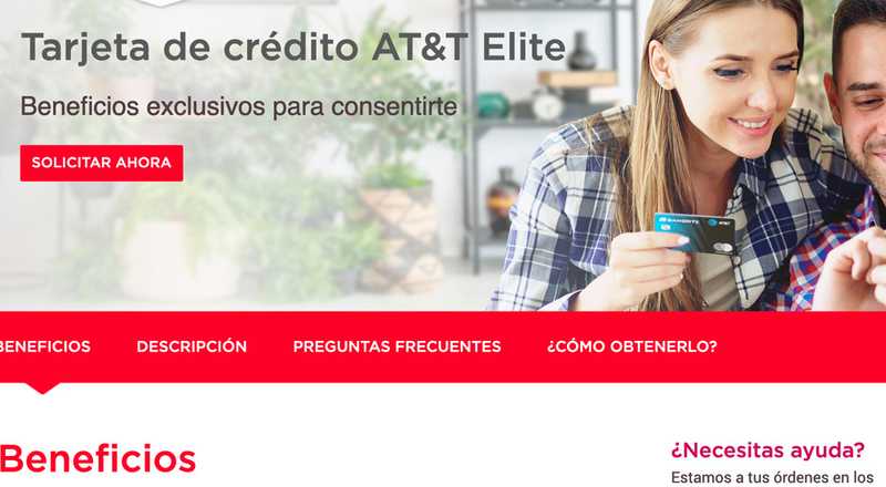 Tarjeta de crédito AT&T Elite de Banorte