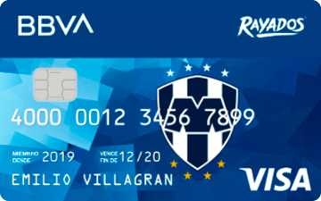 Tarjeta de crédito Rayados de BBVA