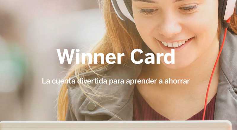 Tarjeta de dÃ©bito Winner Card de BBVA