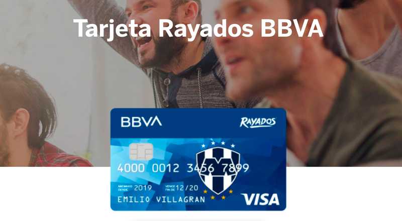Tarjeta de crédito Rayados de BBVA